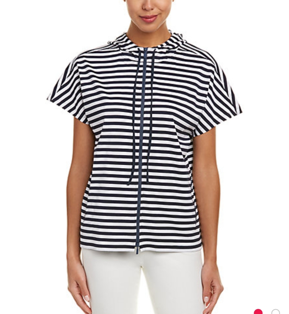 Lafayette 148   hoodie zip up jacket shirt